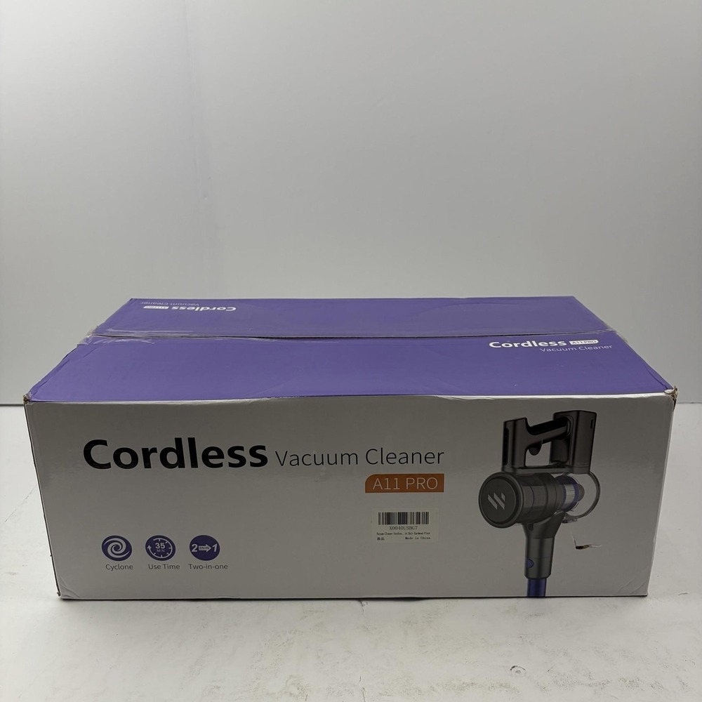 A11 PRO Cordless Stick Vacuum Cleaner 250W 23kPa Purple Bagless Pet Hair Floor
